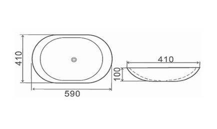 Prodám nové umyvadlo Moby bílá - 2