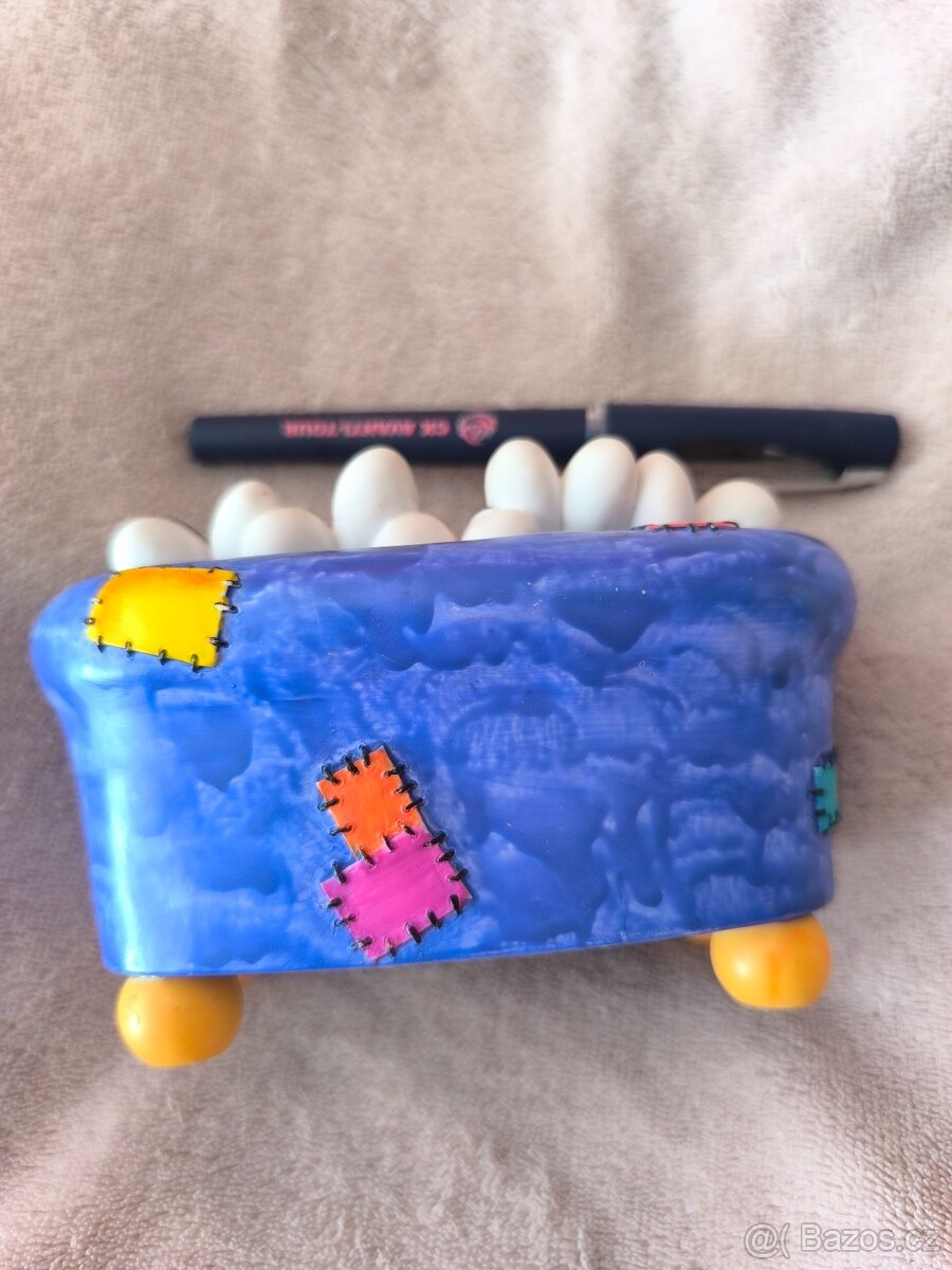 Keramická kasička Diddl Spardose Sofa, vintage - 2