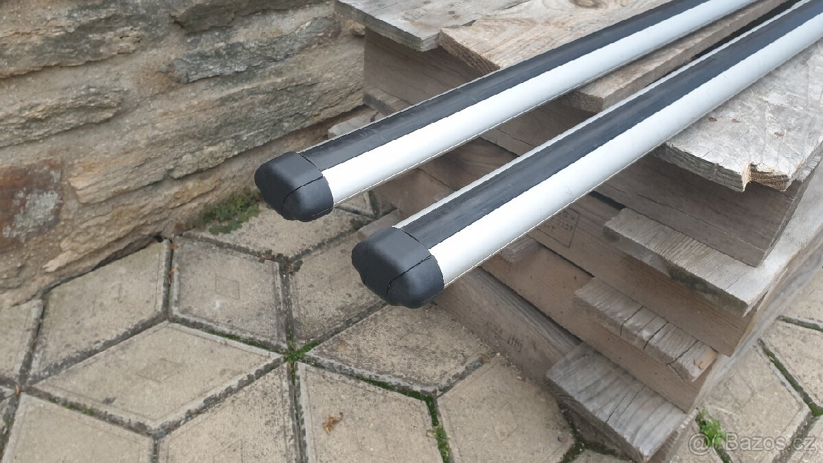 Hliníkové příčníky Thule 120cm + patky Thule 753 - 2