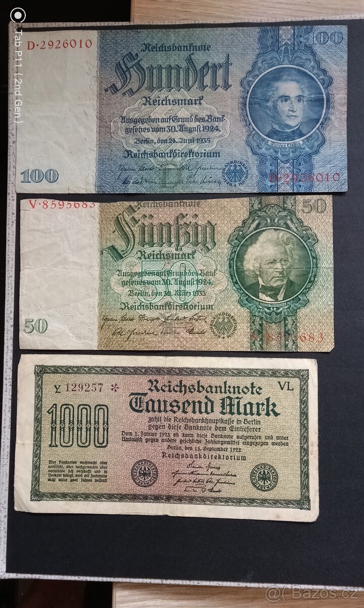 Prodám staré bankovky - 2