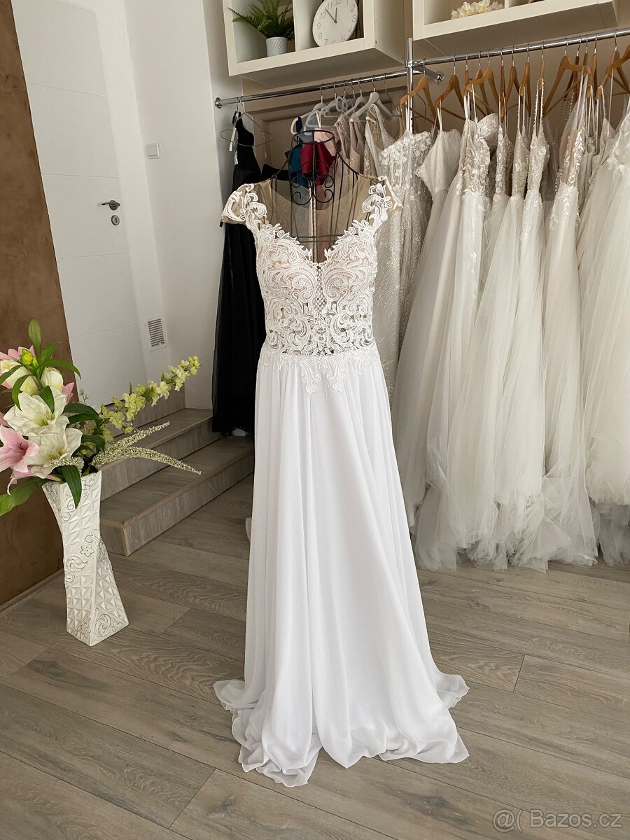 Svatební šaty vel. 40 - 2