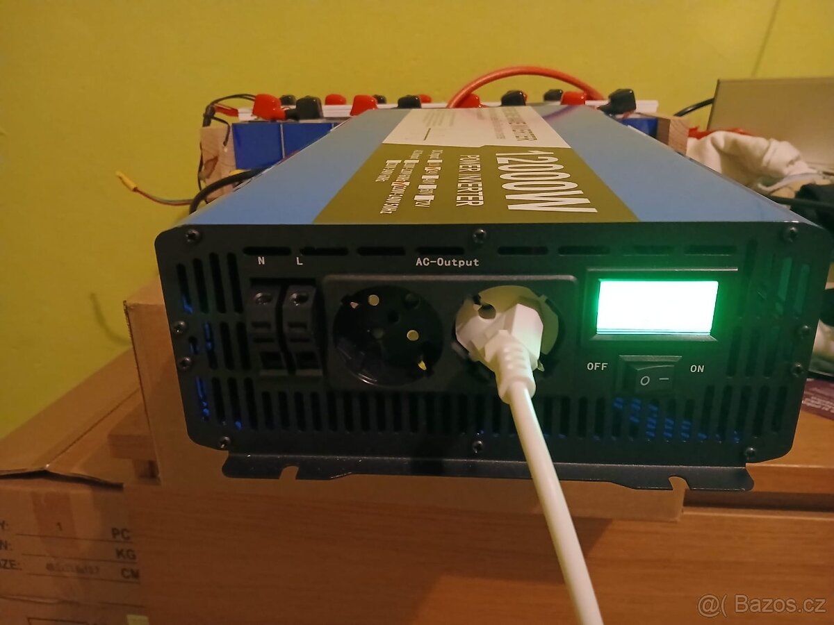 Prodám sinusový měnič napětí 24/230V 5/12kW - 2