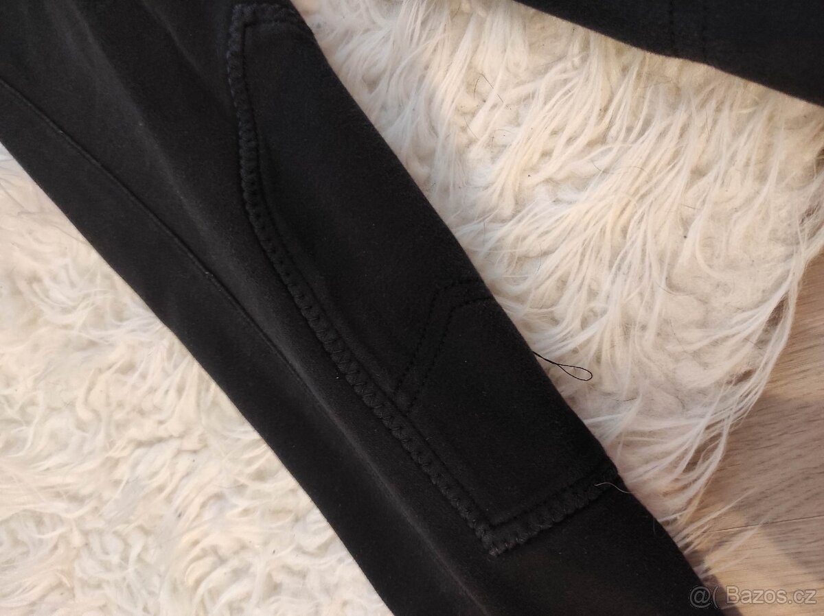 Dětské černé rajtky cca 140 - 2