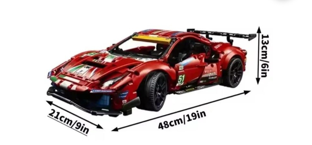 Stavebnice Ferrari 488 GTE - 2