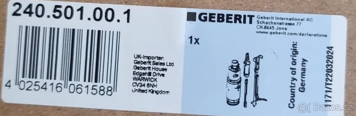 Vypouštěcí ventil Kombifix - Duofix Geberit - 2