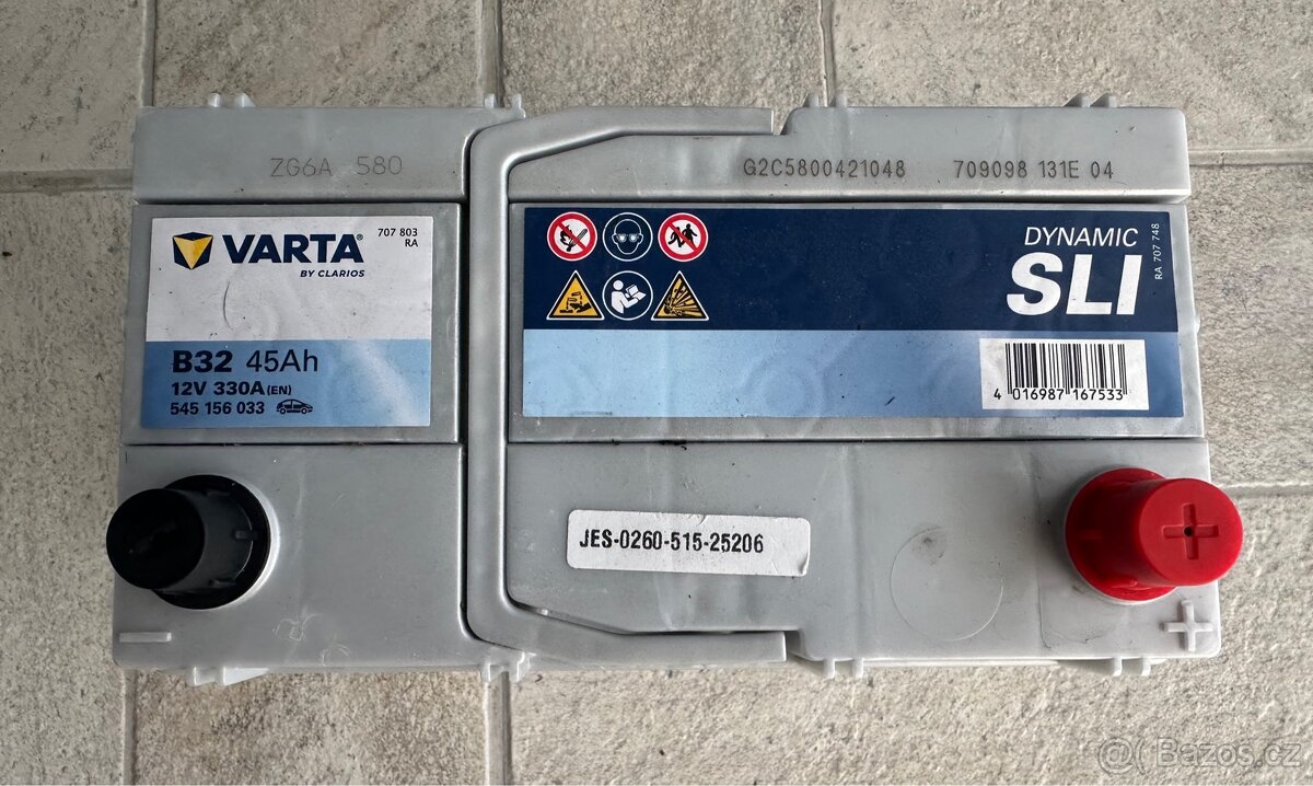 Autobaterie Varta B32 a 45Ah - 2
