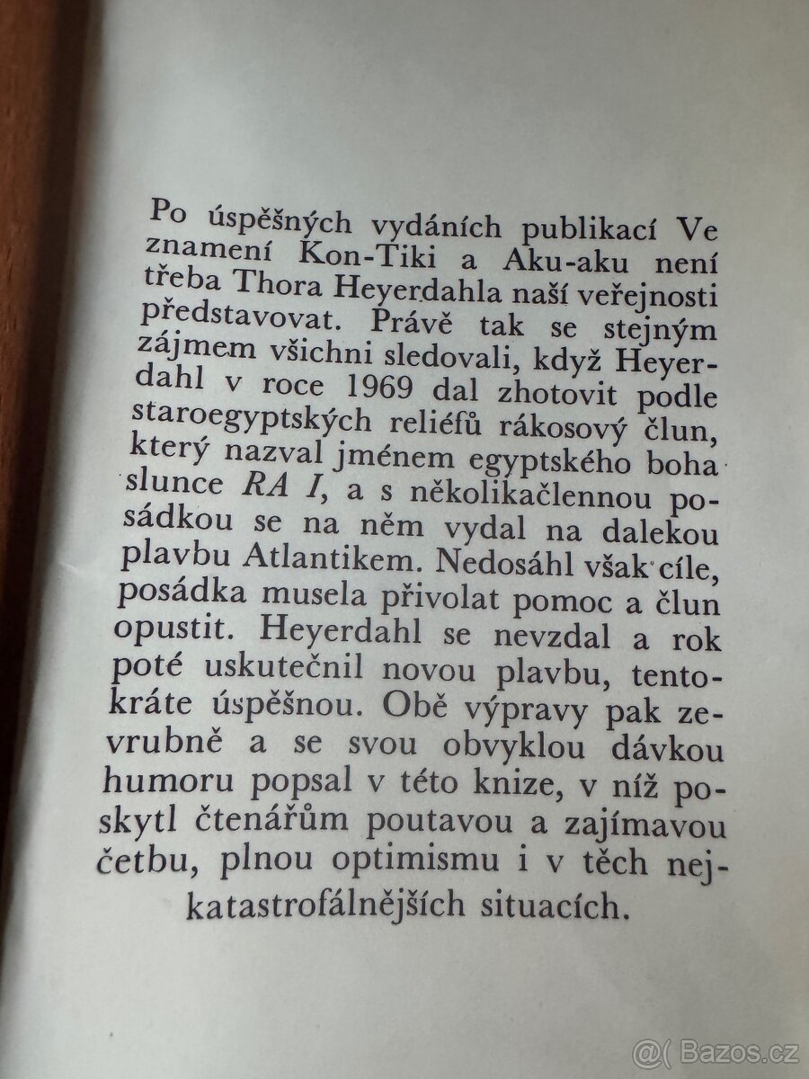 Thor Heyerdahl Vypravy Ra - 2