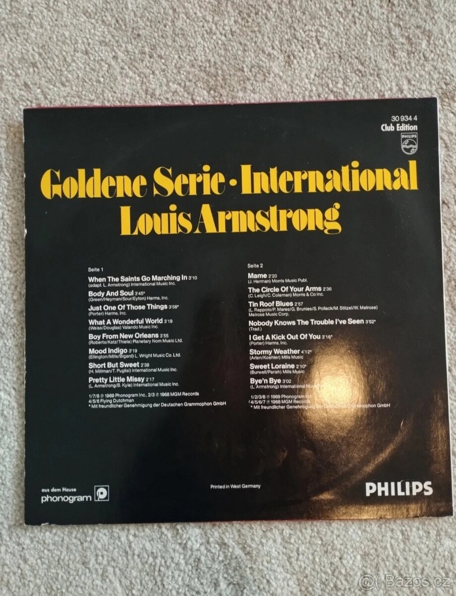Vinil Louis Armstrong - 2