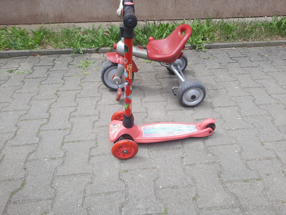 Koloběžka tříkolka Odrážedlo - 2