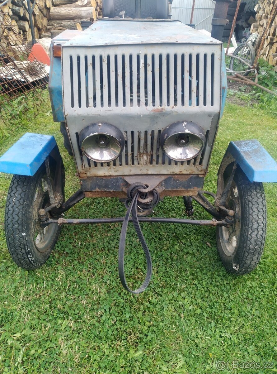 čz 502 malotraktor,fréza - 2