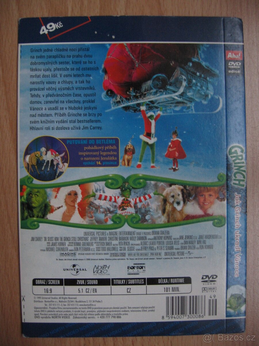 Kolekce 4 DVD s vánočními filmy a pohádkou - 2