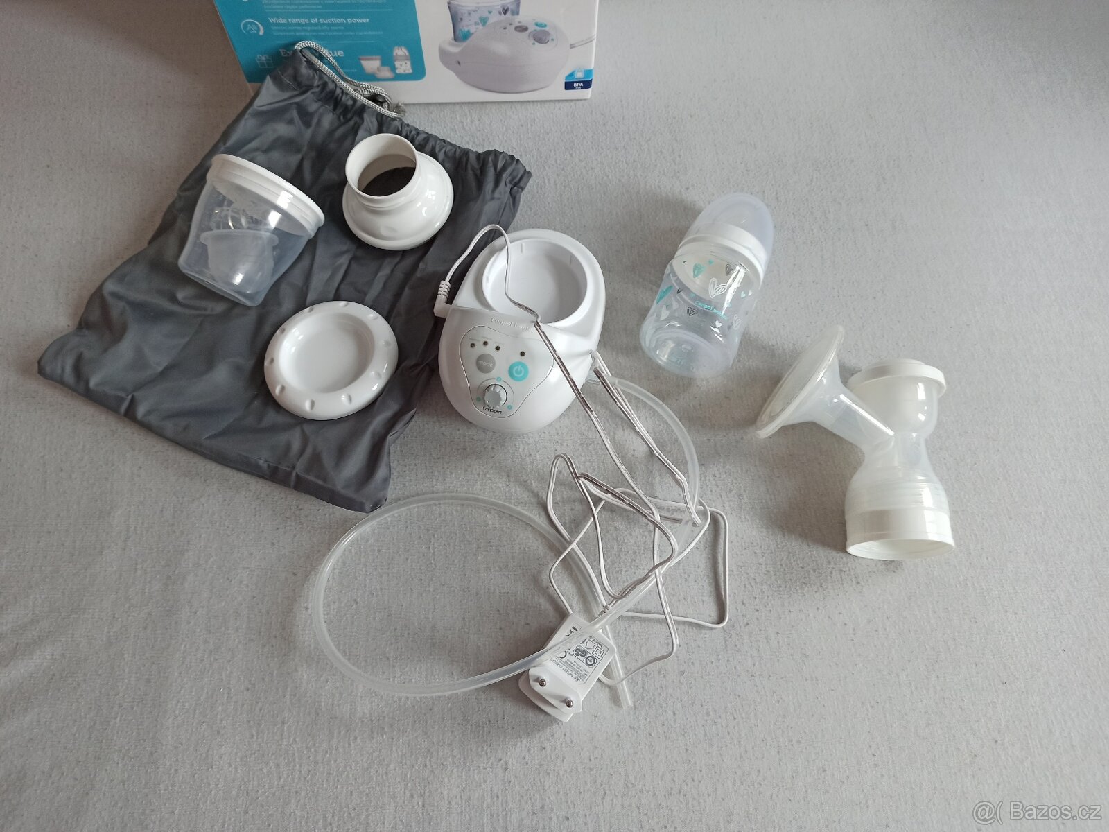 Prodám elektrickou odsávačku, kojící tílka - 2