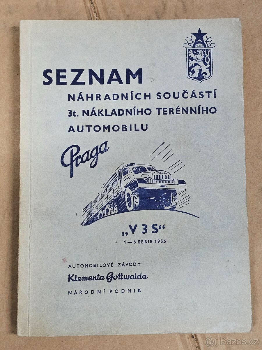 Praga V3S brožury - 2