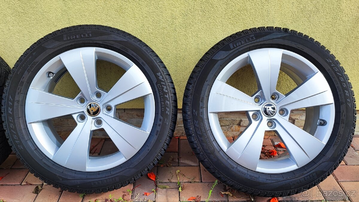 Alu kola Škoda Triton 17 zimní pneu - 2
