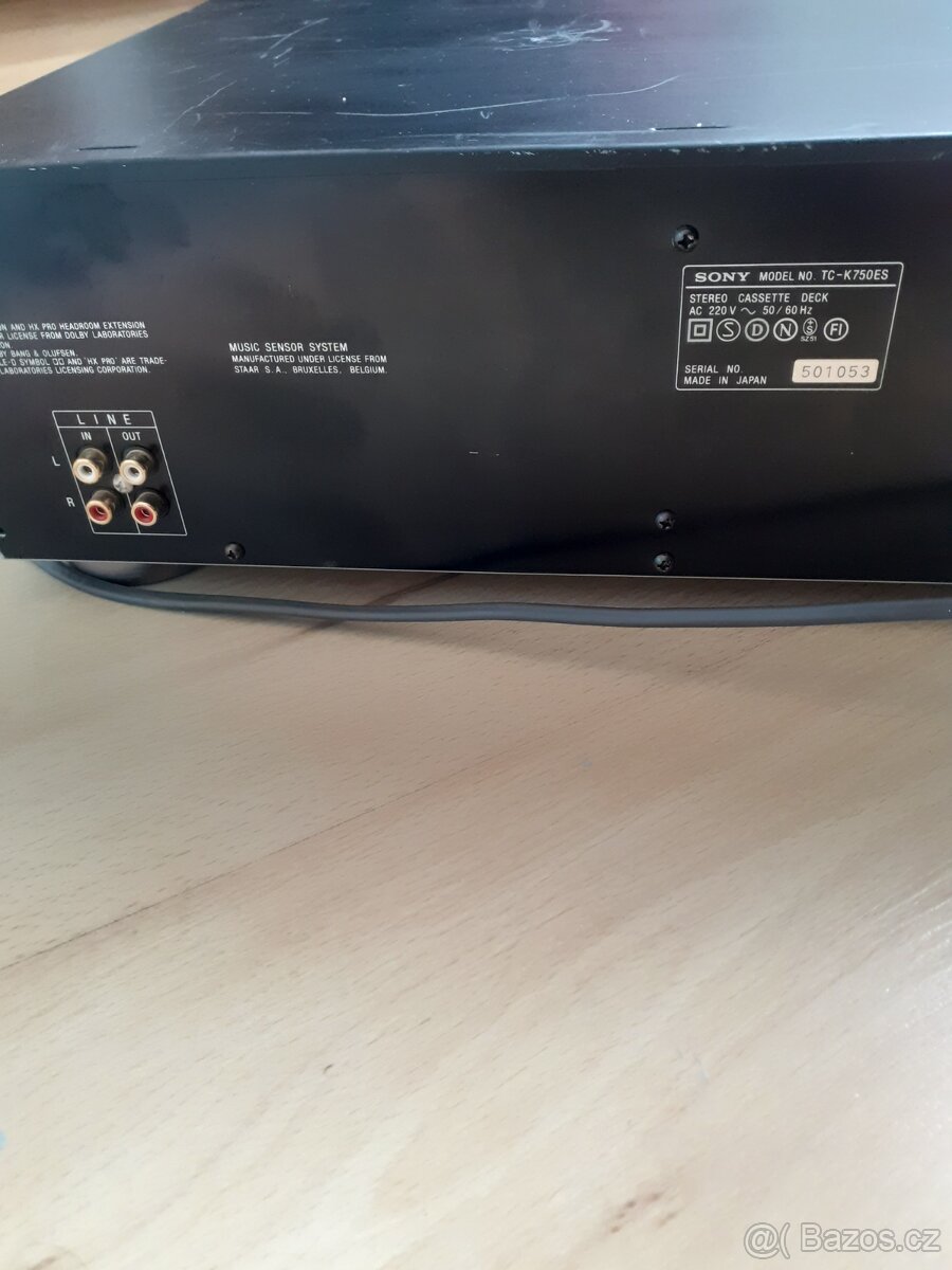 Sony tc- k750es - 2