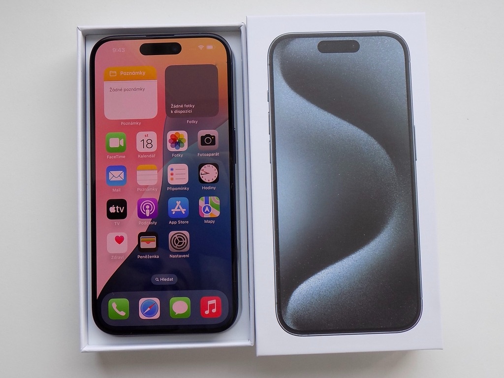 APPLE iPhone 15 Pro 512GB Modrý Titan - ZÁRUKA - TOP STAV - 2