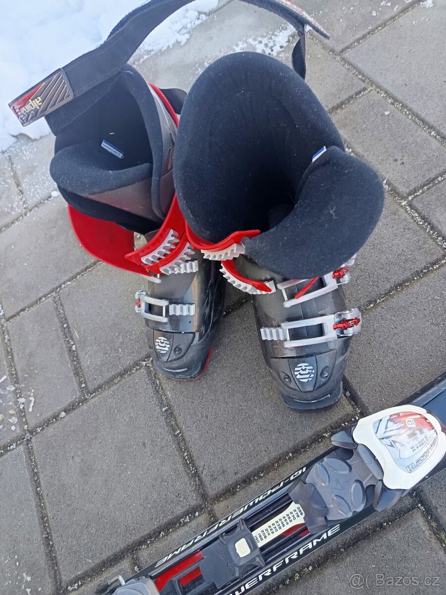 Dětské lyže 130 cm a lyžáky 37 - 2