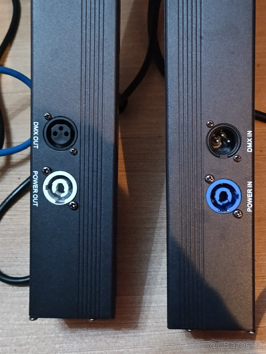 Novinka...4 ks 24x12 Wat RGBW +dálk.ovl - 2