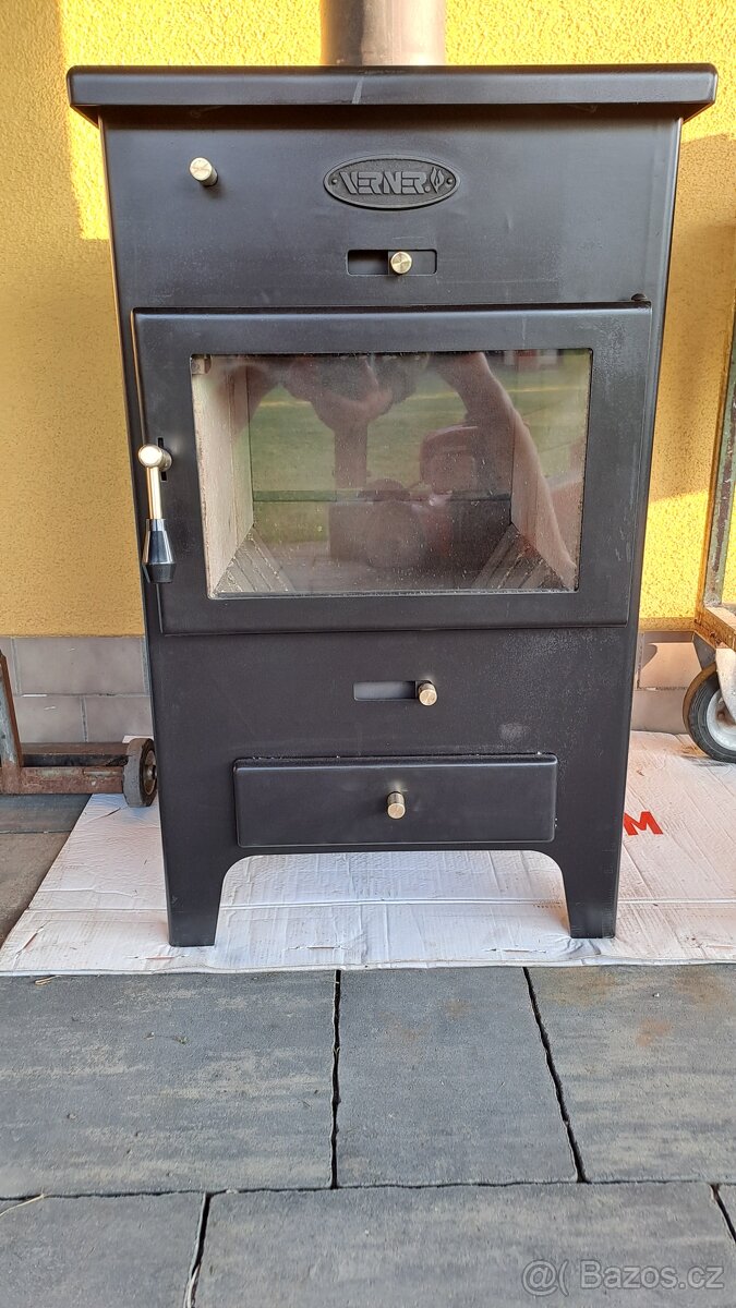 Krbová kamna s výměníkem Verner golemek - 2