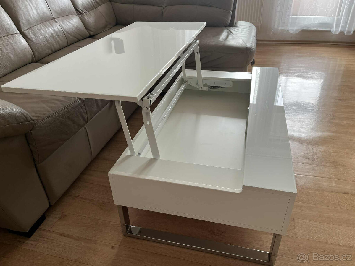 Konferenční stolek bílý - 2