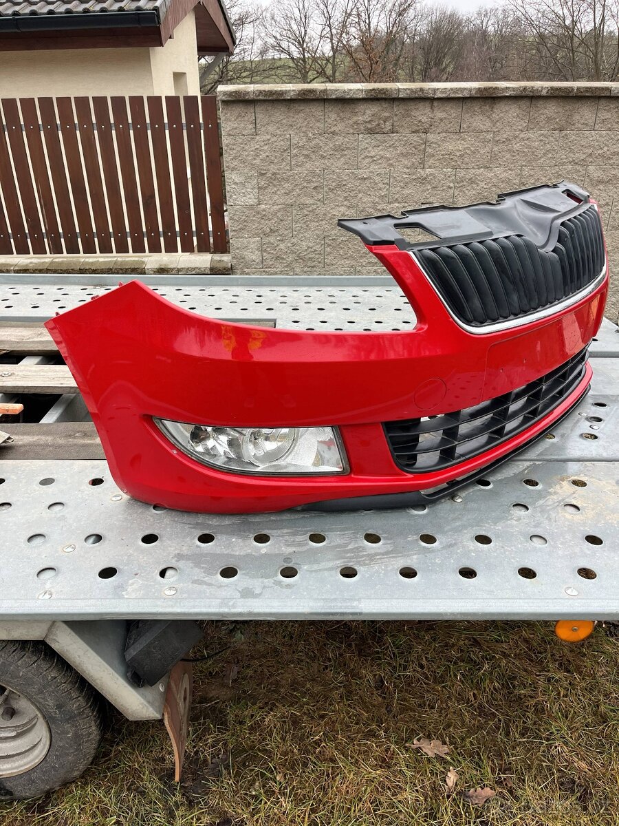 škoda fabia II přední nárazník - 2