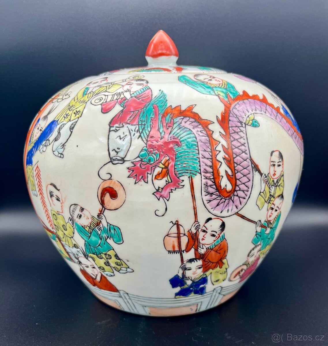 Čínská porcelánová dóza - 2