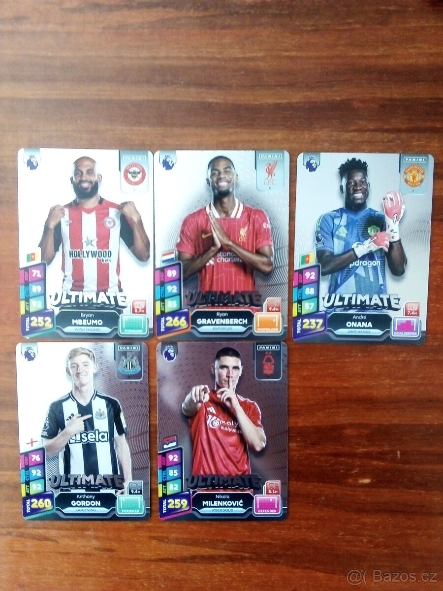 Prodám fotbalové karty - 2