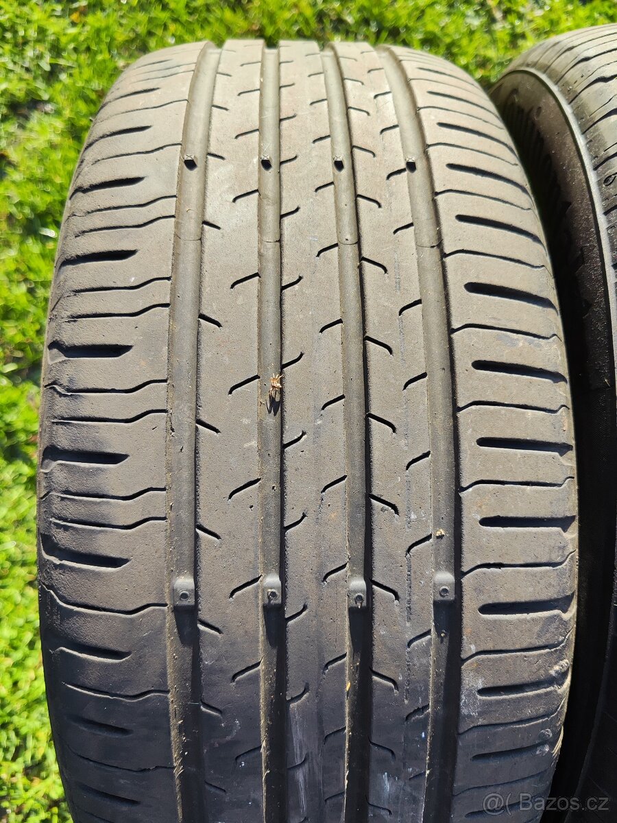 2 letní pneumatiky Continental 195/50/15 5,5mm 2020 - 2