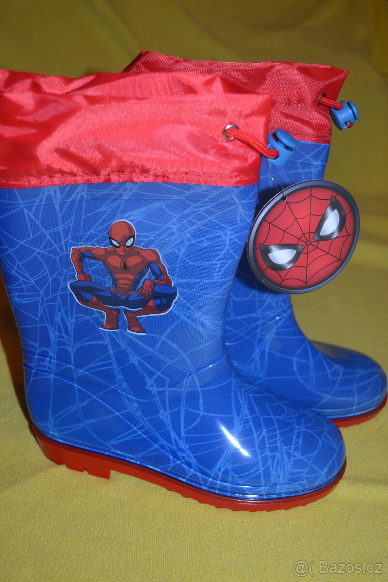 gumáky,holiny Spider-man v.28,nové - 2