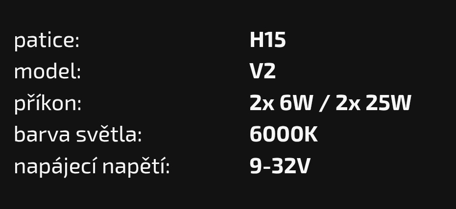 Led světla - 2