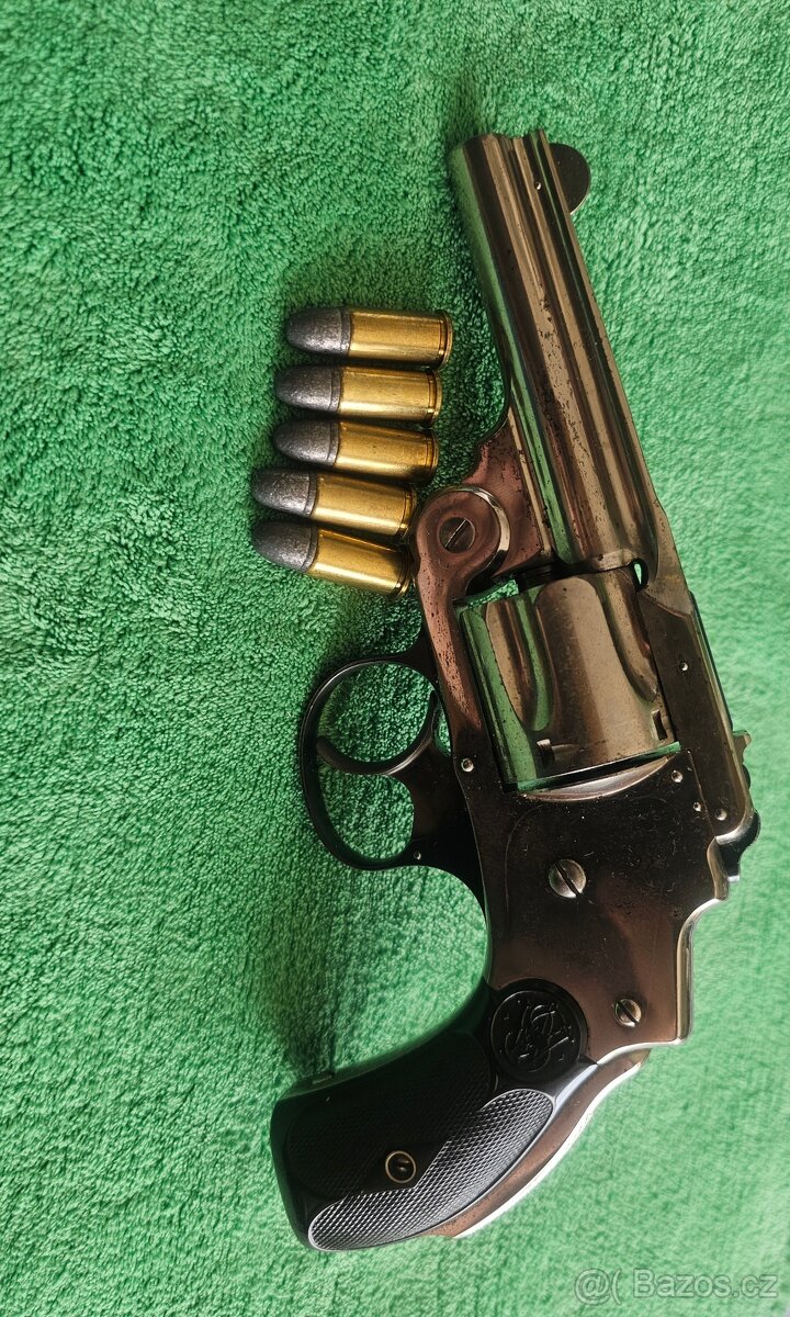 Historický revolver Smith&Wesson cal.38CFDA Hammerless - 2