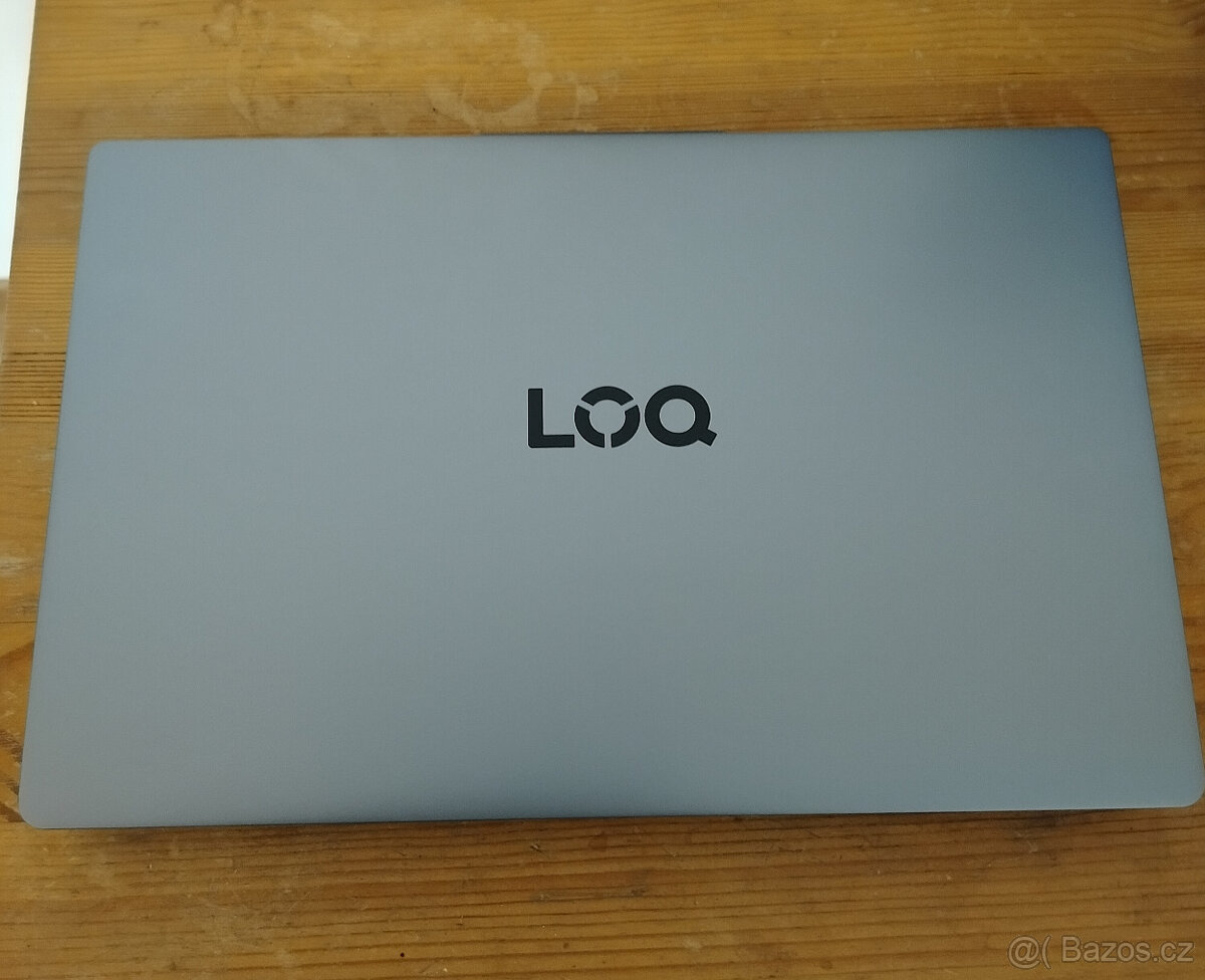 Lenovo LOQ 15IAX9E Luna Grey - RTX 2050, I5 12450HX, Záruka - 2