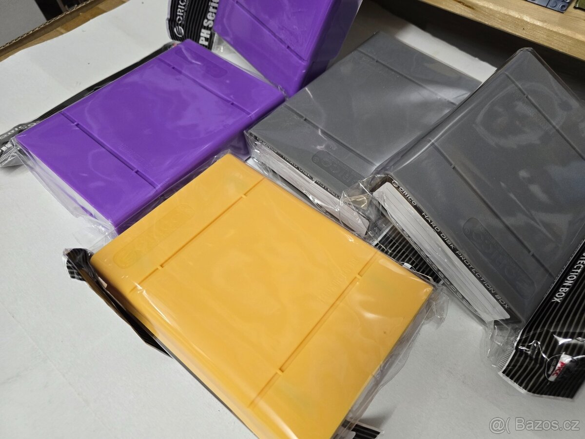 Plastový ochranný obal / box pro HDD SSD 3.5 disk - 2