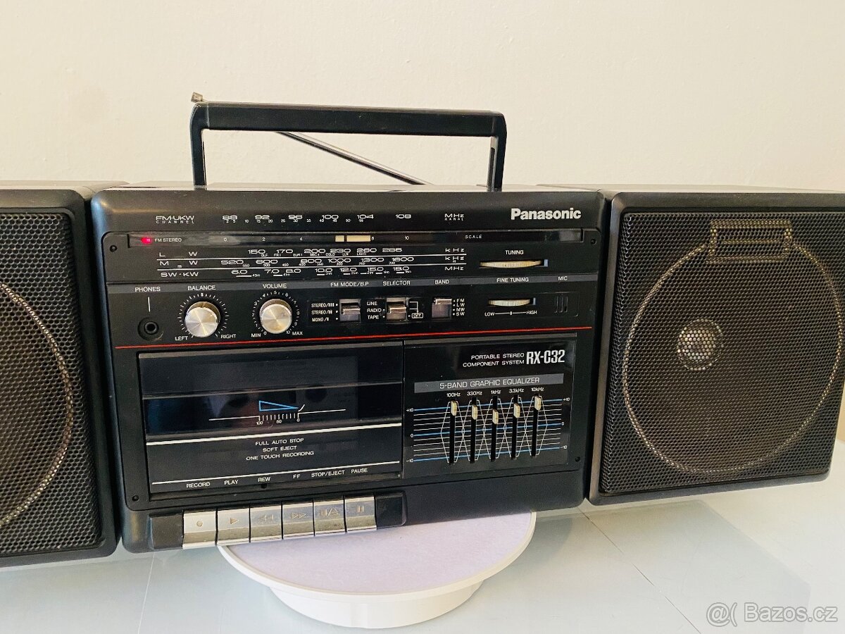 Radiomagnetofon Panasonic RX-C32, 80.léta - 2