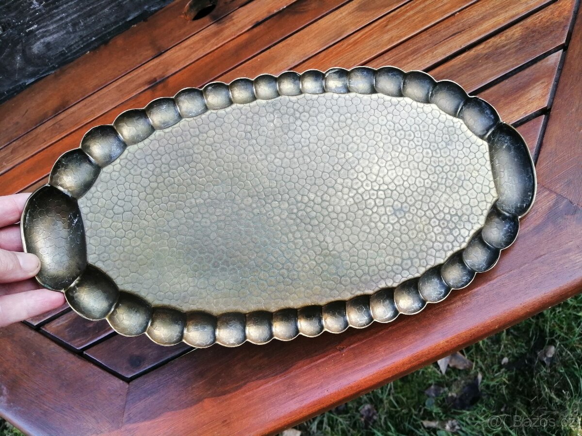 Mosazný tác - 2