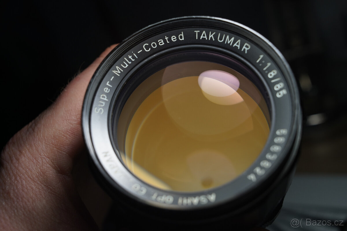 Super Multi-Coated Takumar 85/1.8, m42 závit - 2