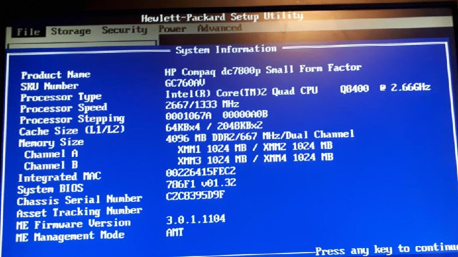 HP dc7800p 4GB E6500 + možno i s 21 LCD - 2