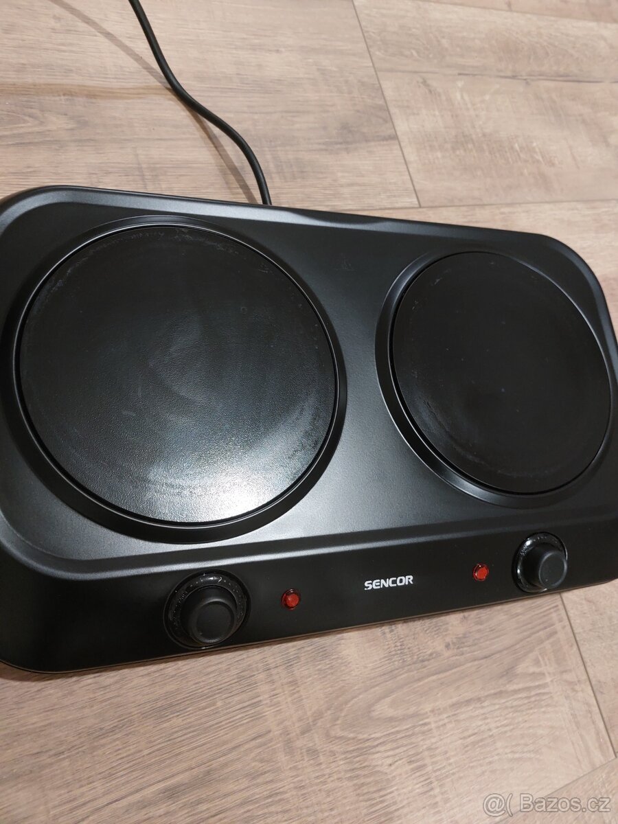 elektrický dvouplotýnkový vařič - 2