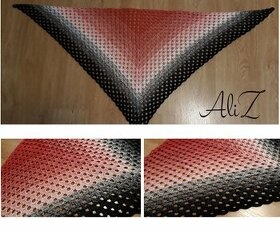 Dámský háčkovaný šátek 2. - originál - 2