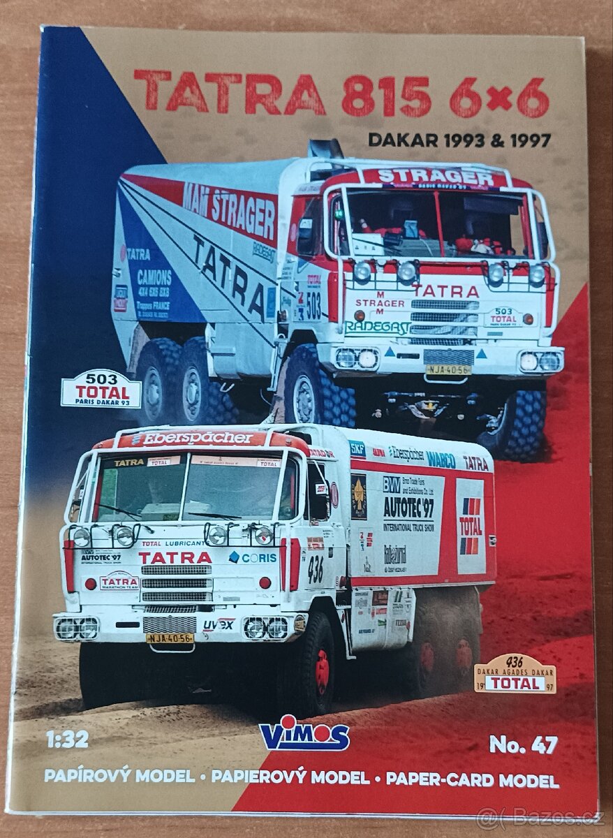 Papírové modely Tatra Dakar - 2