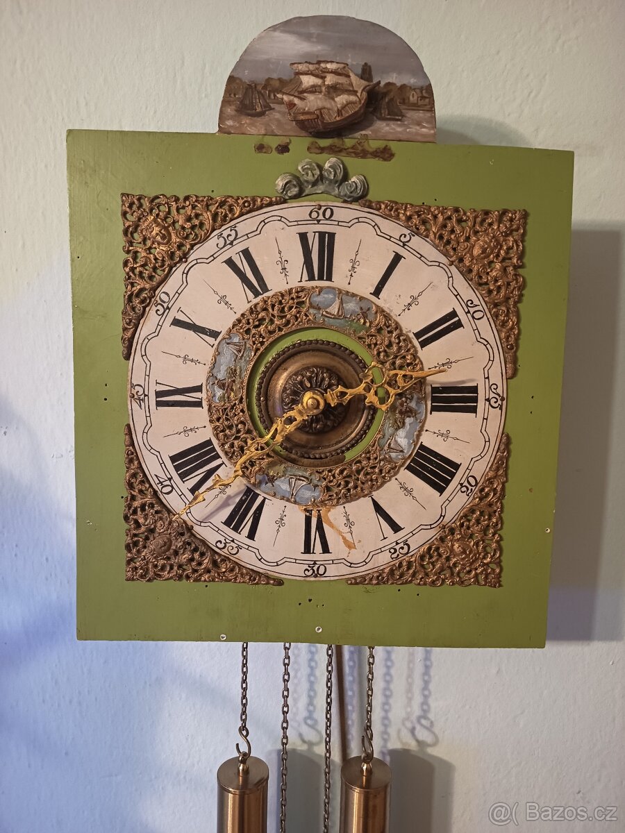 Velké nástěnné kyvadlové hodiny - 2
