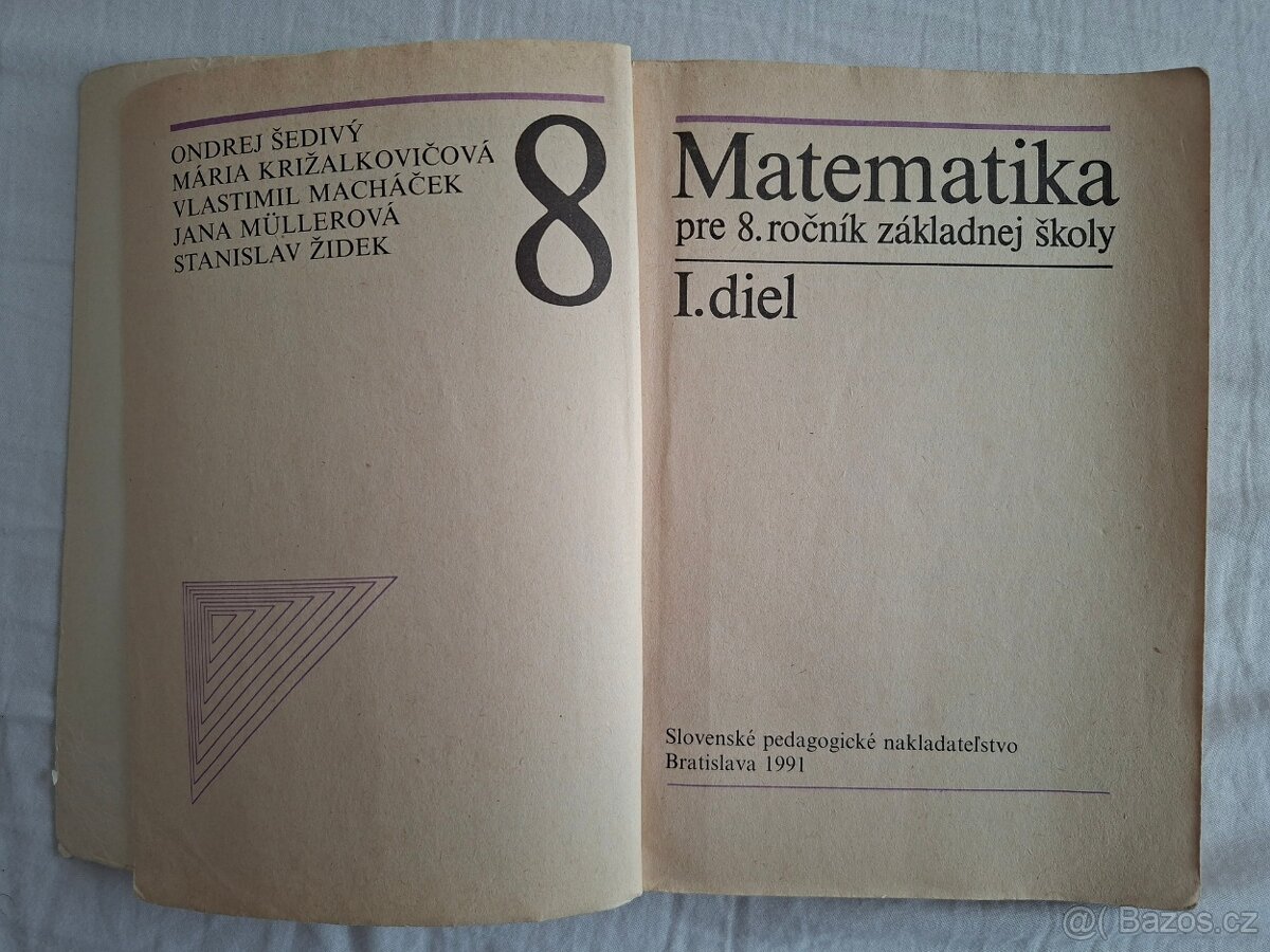 Matematika 8 (I. díl, 1991) - 2