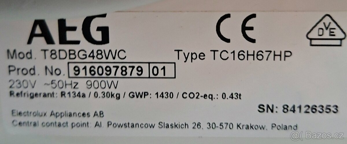 Susicka - nahradni dily AEG Zanussi Electrolux - 2