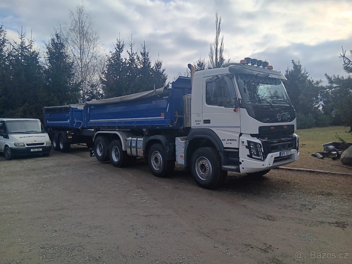 Volvo Fmx 500 třístranný sklápeč 8x4 - 2