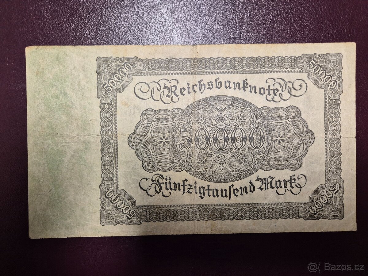 Bankovka 5000 Marek 1922 - 2