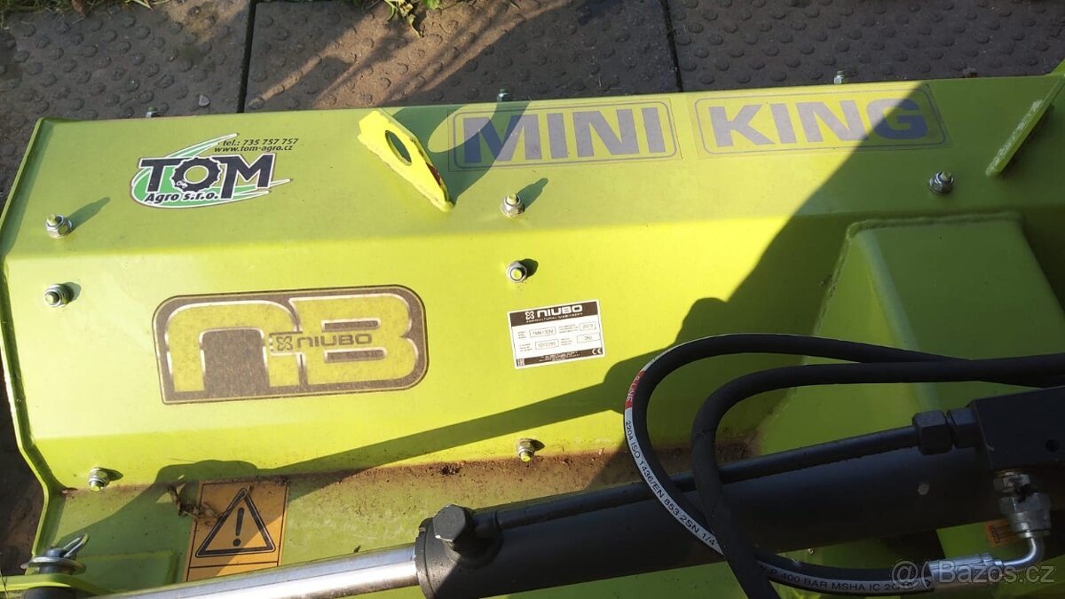 Prodám kvalitní kladívkový mulčovač NIUBO 130. - 2