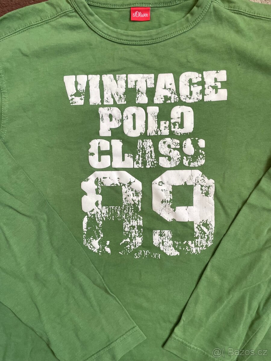 Zelené tričko s dlouhým rukávem S.Oliver - 2