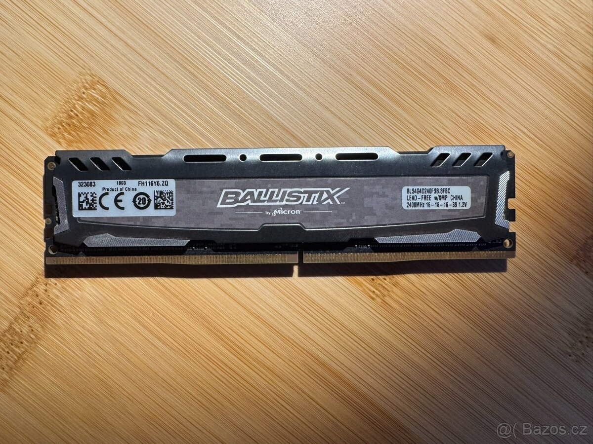 RAM 1x 4 Gb 2400MHz Ballistix DDR4 - 2