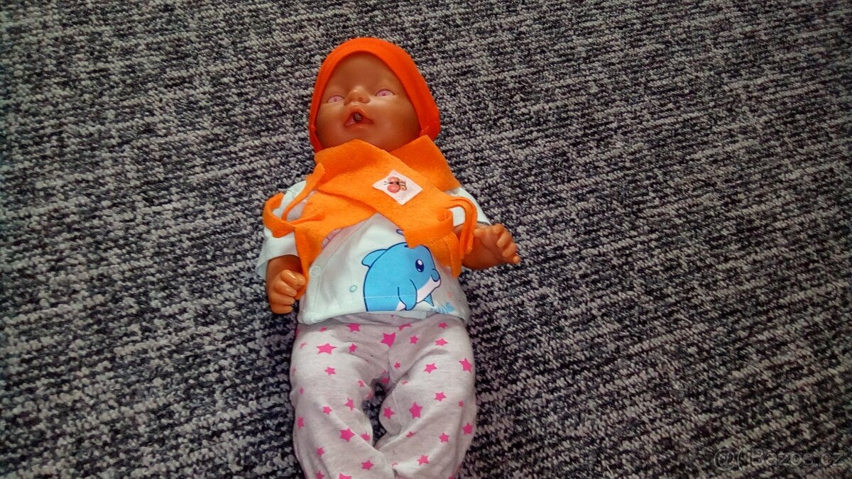 Oblečení aj.pro panenky/BB/,cena celkem - 2