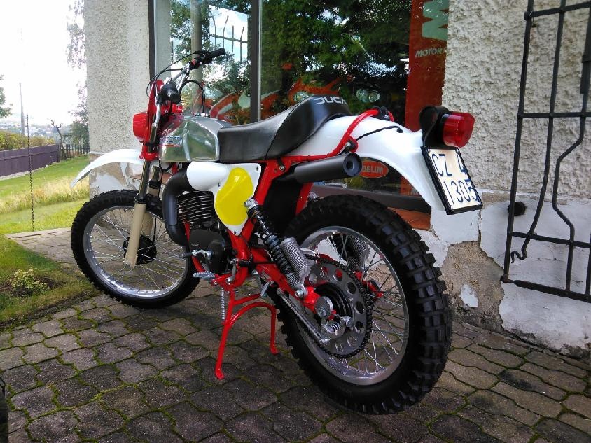 DUCATI SIX DAYS 125, rok výroby 1977 - 2